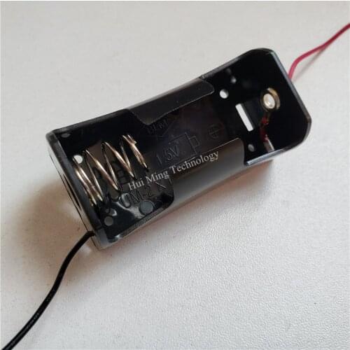 C size battery Dry cell 2 Battery holder No. 2 battery box battery seat 1.5V/3V/4.5V/6V C type battery holder lead wire
