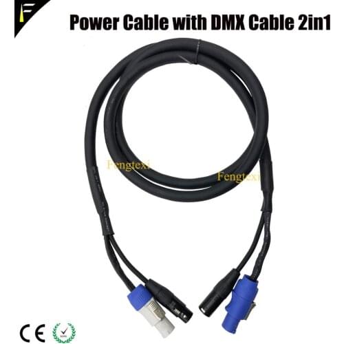 Stage Light DMX512 XLR Signal Cable and Power Twist Over Cable Power Core Combination Cables