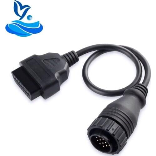 High Quality Sprinter 14pin To 16Pin car Diagnostic cable 14 Pin To OBDII OBD2 OBD II ODB 2 16 Pin Adapter