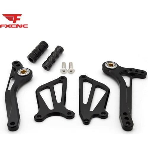 For SUZUKI GSXR1000 GSXR 1000 2007-2008 CNC Aluminum Alloy Motorcycle Rearset Footrest Footpeg Pedal Rear set Accessories Part