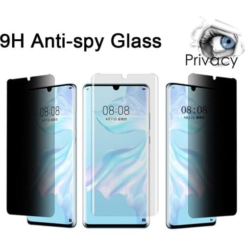 Screen Protector for Huawei P10 Plus Anti-peeping Protective Glass for Huawei P30 Pro Tempered Glass for Huawei P20 Lite