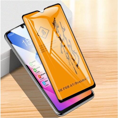 10pcs 6D Full Glue Cover Premium Tempered Glass for Samsung Galaxy A50 A50s M30s A40 A30 A10s A51 A30 A71 M20 Screen Protector