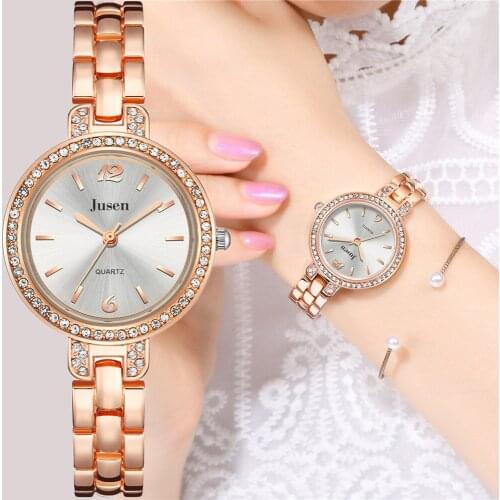 Women Fashion Luxury rose gold Stainless Steel Watches Veins Dial Design Casual Ladies Wristwatches Female Quartz Clock Gifts