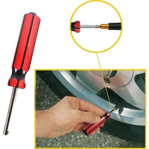 1pcs Truck Motorcycle Tire Tyre Valve Stem Core Part Tyre Valve Core Remover Removal Tool Key For Car Bike Motorbike Car