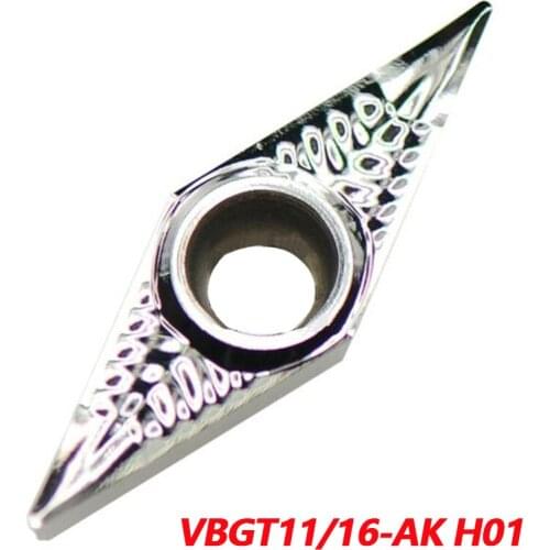 100% VBGT VBGT110302-AK VBGT160402 VBGT160408 VBGT160404 Carbide Insert Blades Imported From South Korea Efficient And Durable