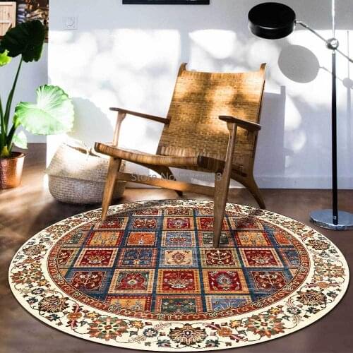 200cm Exotic Geometric Square Splicing Ethnic Style Living Room Bedroom Non-slip Mat Carpet Customization