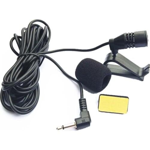 3.5mm Car Stereo External Microphone for Bluetooth Enabled Stereo GPS DVD Radio