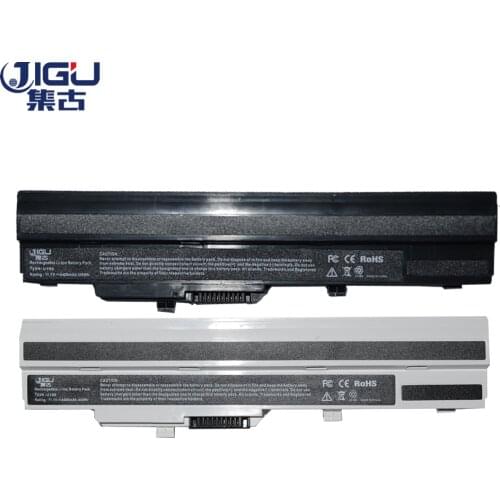 JIGU Black 6 Cells Laptop Battery FOR MSI U100 Wind U100 6317A-RTL8187SE BTY-S11 BTY-S12 TX2-RTL8187SE FOR Advent 4211