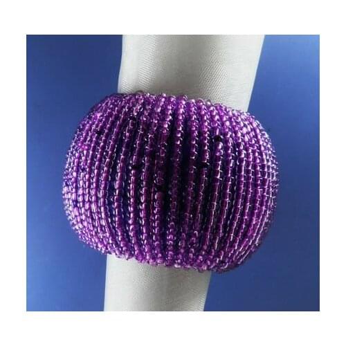 Aliexpress acrylic napking ring with polybag