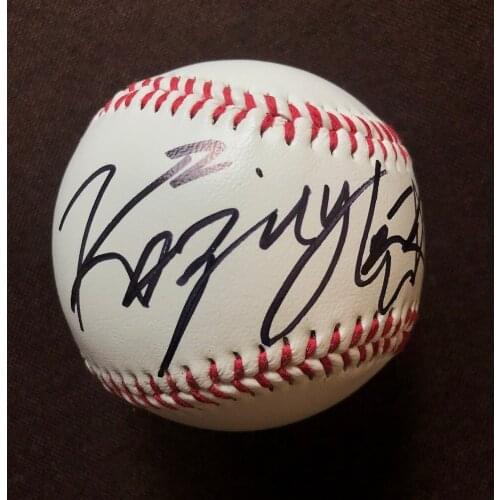Signed KAT TUN Kamenashi Kazuya autographed baseball 092020