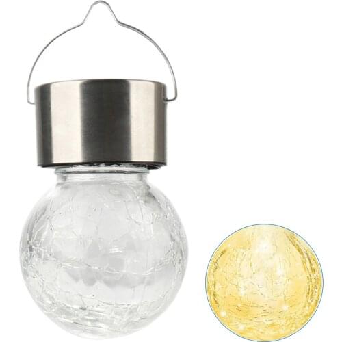 Solar Pathway Lights Decorative Lightingr No Wiring Colorful Waterproof Glass Ball