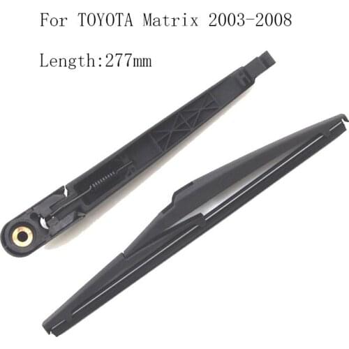For TOYOTA Matrix 2003-2008 Factory Wholesale Car Rear Window Windshield Windscreen Wiper Arm And Rear Wiper Blade 277mm