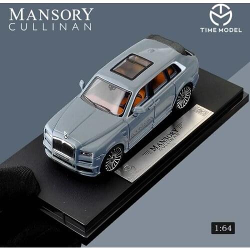 TM Time Model 1:64 Rolls Royce SUV CULLINAN Gray Mansory DieCast Model Car