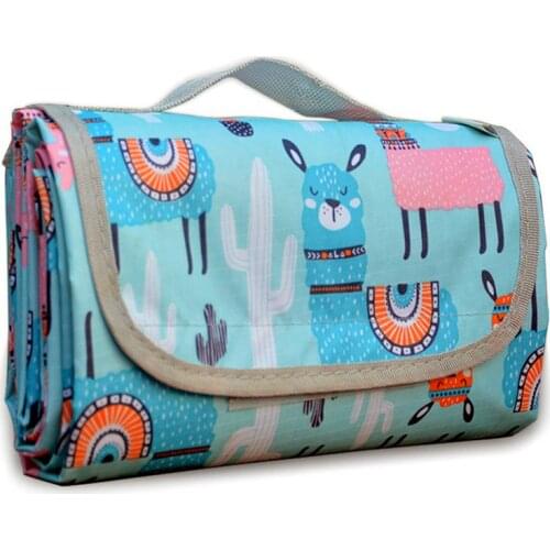 Cartoon camping equipment picnic mat portable blanket beach mat camping water proof mat PVC mat