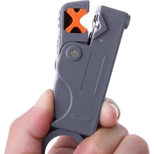 Wire Stripper pliers Crimping Tool Mini Automatic Cutter Crimper Pliers Terminal Wire Stripping Pliers for RG-58/59/62 Cables