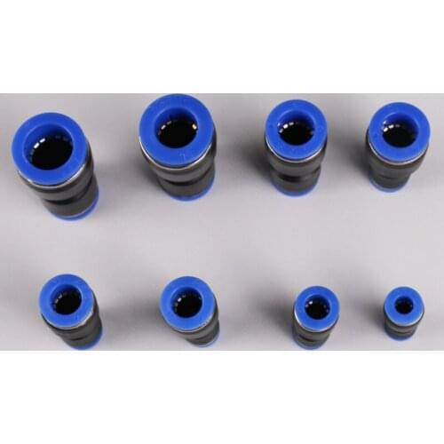 ELECALL air pneumatic quick fittings connector PG 4-12mm Straight Push in plug Air Quick Fitting Socket connectors 1pc-5pcs