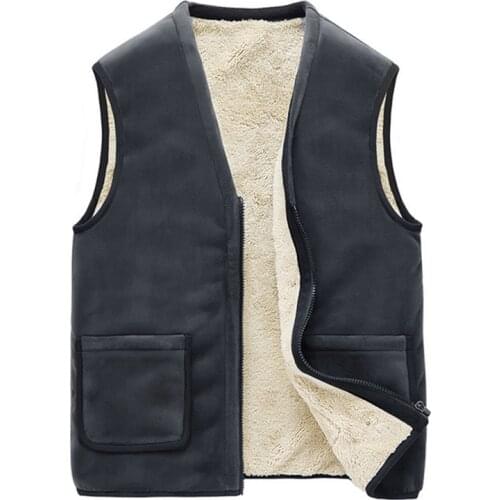 Plus Size 5XL Men Outdoor Winter Fleece Warm Vest Thicken Thermal Cashmere Waistcoat Climbing Fishing Hiking Sleeveless Jackets