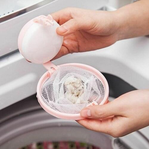1pc Washing Machine Laundry Filter Bag Useful Float Lint Hair Catcher Mesh Pouch Bags Baskets Organization Home Wash Tools