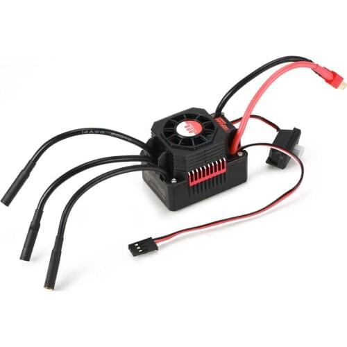SURPASSHOBBY KK 60A Waterproof Sensorless Brushless Speed Controler 2-3S ESC for 1:10 RC Car Model Parts