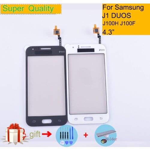 High Quality For Samsung Galaxy J1 J100 J100F J100H Touch Screen Panel Sensor Digitizer Outer Glass Lens NO LCD Touchscreen
