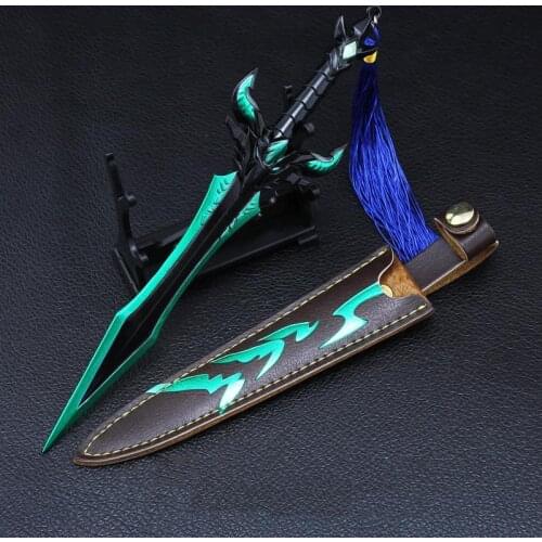 Alloy Leather Sword King Peripheral Model Game Props Bar Ornaments Decorations Collection Commemorative Crafts Gifts Toys