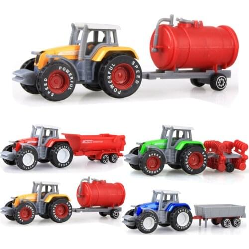 1:72 Plastic ABS Farmer Car Model toy Grain Harvesters Farm Tractor Grain Loader Educational Model Car Toys for Children Kids