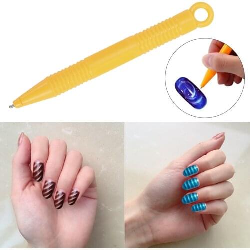 1PCS Nail Art Magnetic Dotting Drawing Painting Pen Brush Set Nail Art Manicure Gel Tools Design Nail Brush Accessories Ongles
