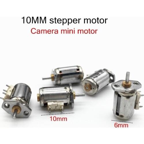 10PCS 10MM 2 phase 4 wire stepper motor,Camera mini stepper motor