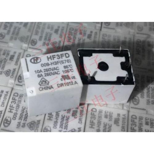 5 teile/los new Relais HF3FD-009-H3F HF3FD 009-H3F (576) T73-1A-9V 10A 250VAC