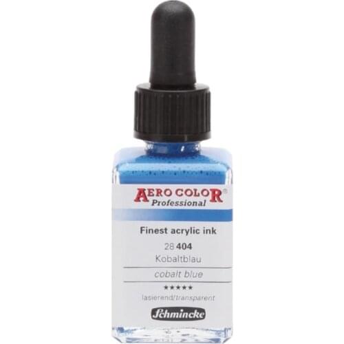 Schmincke Aero Color Acrylic Ink 28 ml 404 Cobalt Blue