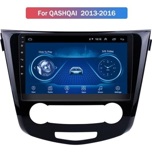 Android 9.0 For Nissan Qashqai X-Trail 13-16 Reversing Image on Board DVD Navigator Car Radio Multimedia Video Player with wifi