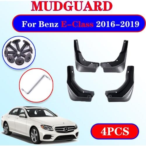 Car Mudflap for Mercedes Benz E-Class E Class W213 2016 2017 2018 2019 Fender Mud Guard Flaps Splash Flap Mudguards Accessories