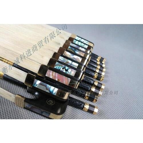 Ebony bow frog , carbon fiber viola bow , strong bow stick , viola bow