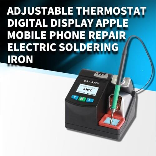 Lead-free soldering station 130W rapid heating and adjustable constant temperature digital display Apple mobile phone