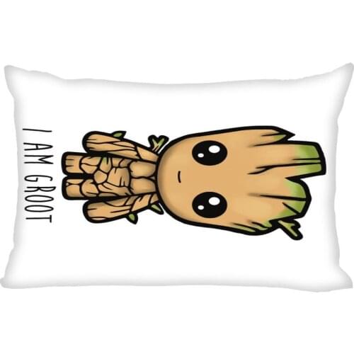 Rectangle Pillow Cases Hot Sale Best High Quality Baby Groot Pillow Cover Home Textiles Decorative Double Sided Pillowcase