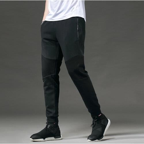 Breathable Jogging Pants Men Fitness Joggers Running Pants With Zip Pocket Training Sport Pants For Running Tennis Soccer Play