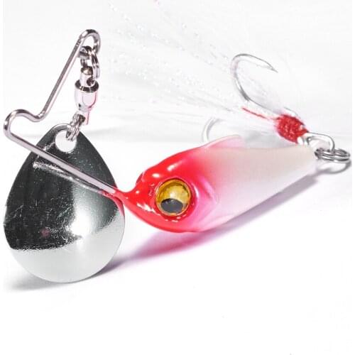 10g/15g/20g Artificial Fishing Lure Metal Hard Bait Spoon Vib Wobbler Diving Swivel Bait Fishing Lure Vibration Carp Swim Tackle