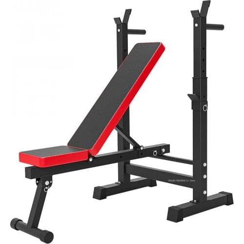 Multifunction Weight Bench for Weight Training, 300KG Load Bearing Bench Press, Durable Indoor Workout Bench Sit-up Board