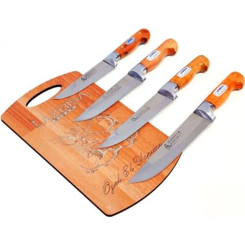 Sürmene Knife Set - Kitchen Knife Set Pita Pizza Meat Bread Vegetable Fruit Knife