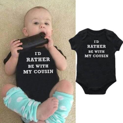 Newborn Infant Clothes Baby Girl Boy Romper One Piece Jumpsuit Baby Onesies Black 0-24Months Kids Summer Clothing Outwear Tops