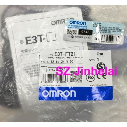 OMRON E3T-FT21 Authentic original Photoelectric switch 2M 12-24VDC