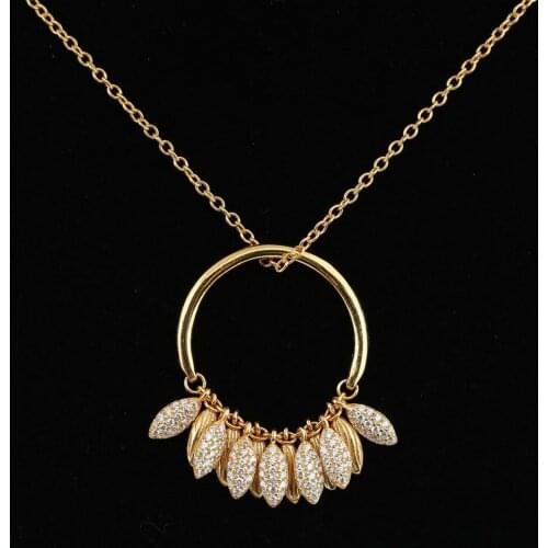 S925 Sterling Silver Necklace For Women Circle of Seeds Pendant Necklace Girl Gift fit Lady Jewelry