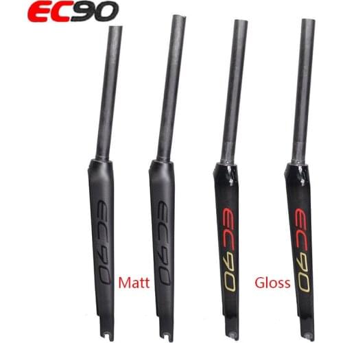 EC90 700C Road Bicycle Front Fork 28.6mm(1-1/8")*700C Carbon Fork Matt/Gloss Road Bike Bicylce Straight Forks