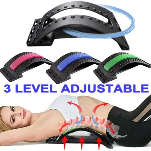 Back Stretcher Lumbar Pain Acupuncture Back Massager Posture Relief Spine Magic Corrector Tensioner Orthosis
