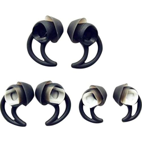 Replace Noise Isolation Ears with Extract Layer Comfort Ears for Bose Ear Tips Qc20 Qc20I QC30 Soundsport Sie2 Sie2 IE2 Ie3 Blac