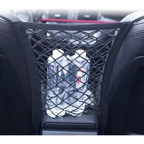 Car seat storage bag elastic mesh storage mesh bag for Jaguar XF XJ XJS XK S-TYPE X-TYPE XJ8 XJL XJ6 XKR XK8 XJS X320 X308