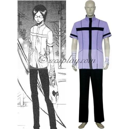Bleach Uryuu Ishida Shirt Uniform Cosplay Costume E001