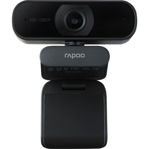 Original Rapoo C260 Webcam HD 1080P With USB With Microphone Rotatable Cameras For Live Broadcast Video Calling Conference