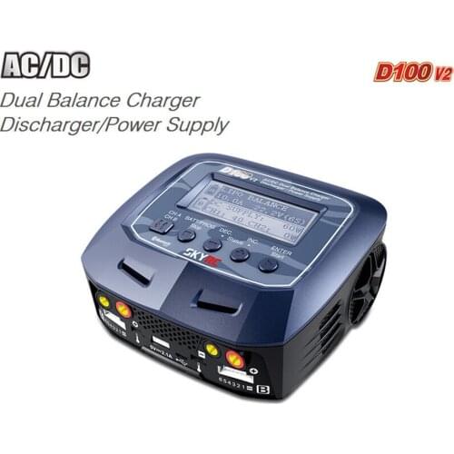 SKYRC D100 V2C Dual Balance Lipo Battery Charger Discharger Power Supply