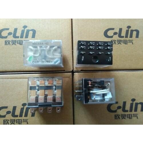 Brand new original authentic C-Lin HHC68A-4Z JQX-13F/4Z LY4 HH64P YJ4N Relay DC12V
